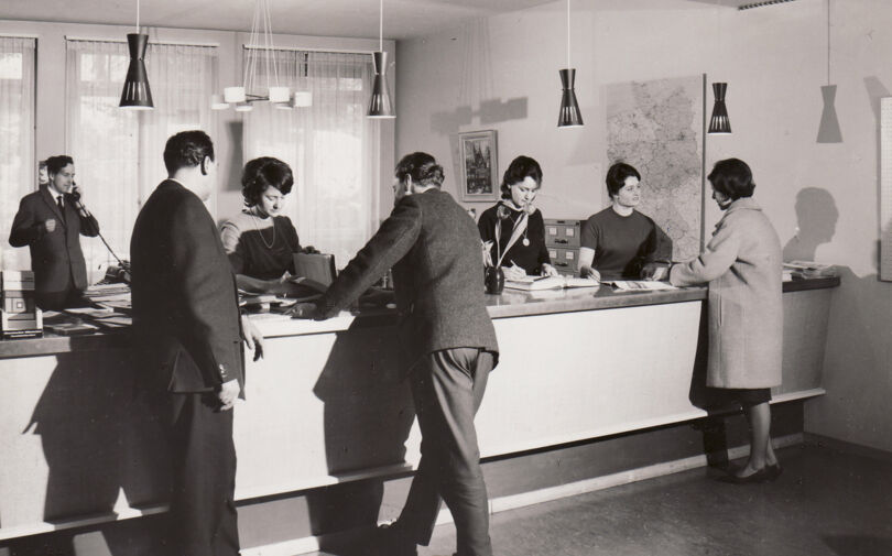 Kanzlei der Handelskammer in Zürich 1962