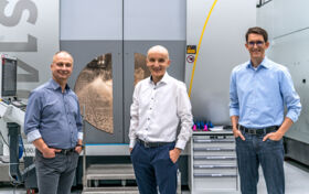 Dr. Sergiy Yulin mit Dr. Peter Kürz und Dr. Michael Kösters