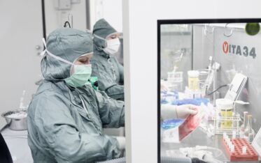 Reinraum der Vita 34 AG