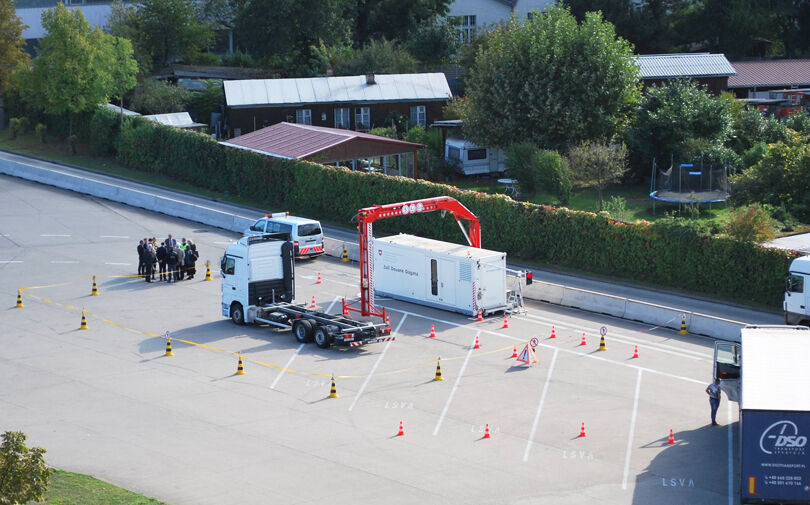 Vorführung bei der Autobahn-Zollstelle Basel Weil am Rhein