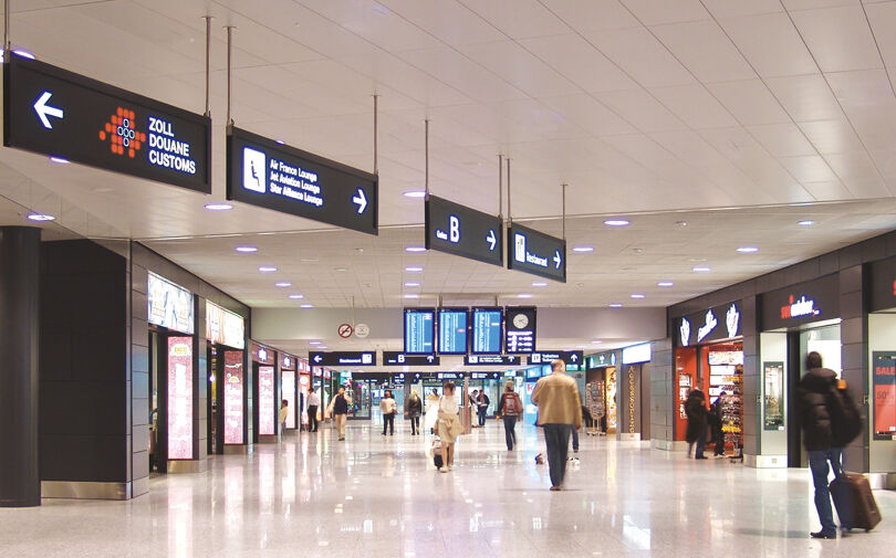 Signaletik, Flughafen Zürich