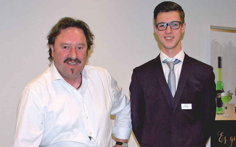 Roman Streib und Marius Rauch von der Destillerie Dr. Rauch GmbH.