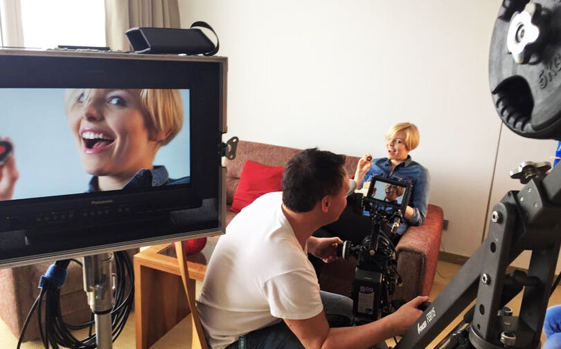 Dreh eines Werbefilms Dreh eines Werbefilms