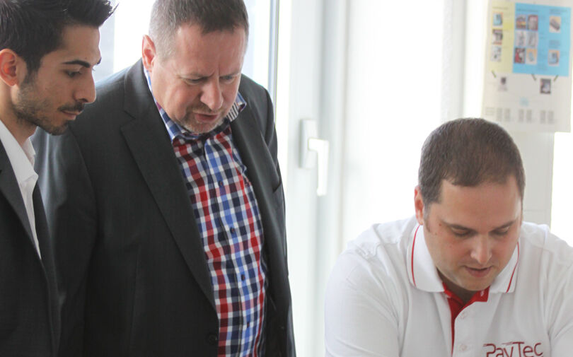 Vor dem festlichen Abendprogramm gab es eine Firmenbesichtigung