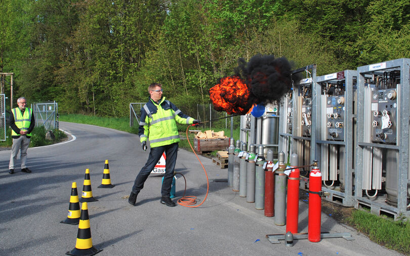 Vorführung bei der Messer Schweiz AG