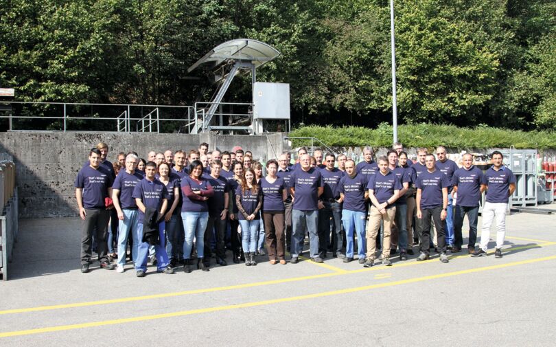 Mitarbeiterinnen und Mitarbeiter von Messer Schweiz bei dem jährlichen durchgeführten Safety-Day Mitarbeiterinnen und Mitarbeiter von Messer Schweiz bei dem jährlichen durchgeführten Safety-Day