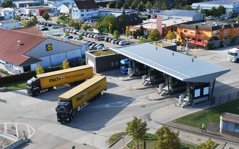 LKW-Übergang der Autobahn-Zollstelle Basel Weil am Rhein LKW-Übergang der Autobahn-Zollstelle Basel Weil am Rhein