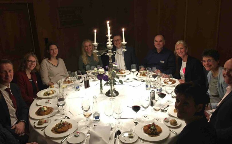 Intensiver Austausch am Networking-Dinner 