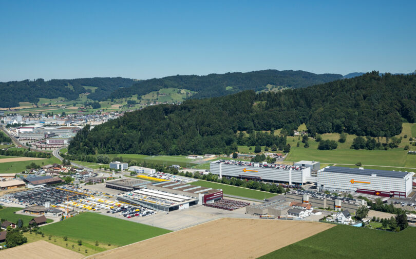 Luftaufnahme des Galliker Areals