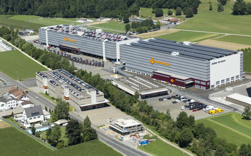 Luftaufnahme des Galliker CarCenters Luftaufnahme des Galliker CarCenters