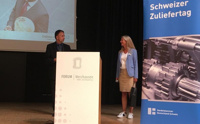 Fachvortrag Rüdiger Settelmeyer, Endress+Hauser & Verena Stübner, Handelskammer Deutschland-Schweiz