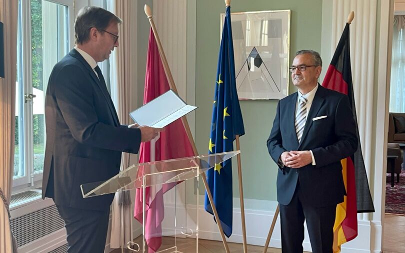 Verleihung Verdienstorden Deutsche Botschaft in Bern 1